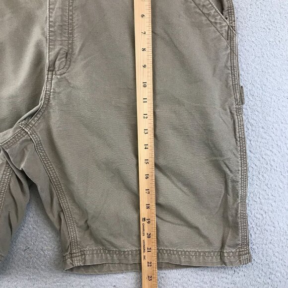 Carhartt Mens Cargo Shorts 40 Olive Green Durable Workwear - Picture 7 of 9